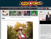 Tablet Screenshot of geekxgirls.com